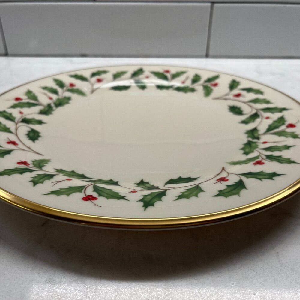 (3) Lenox Holiday (Dimension) Dinner Plates, 10.75” diameter - Picture 2 of 6